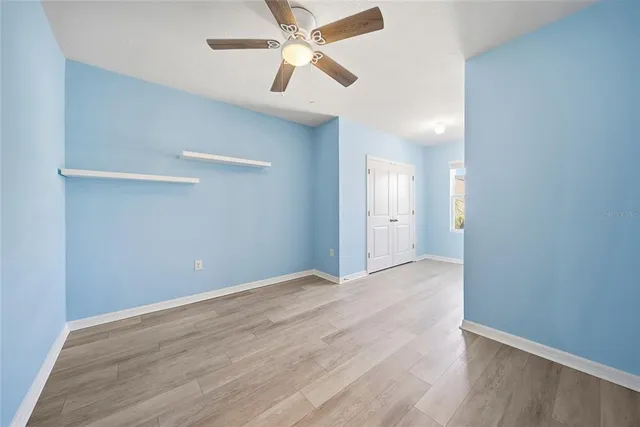 wooden floor in an empty room