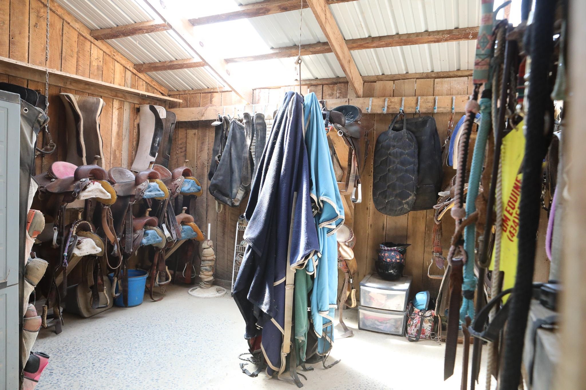 435 Lofton Road Raphine, VA 24472 - Photo 32 of 65 a view of walk in closet with clothes and shoes