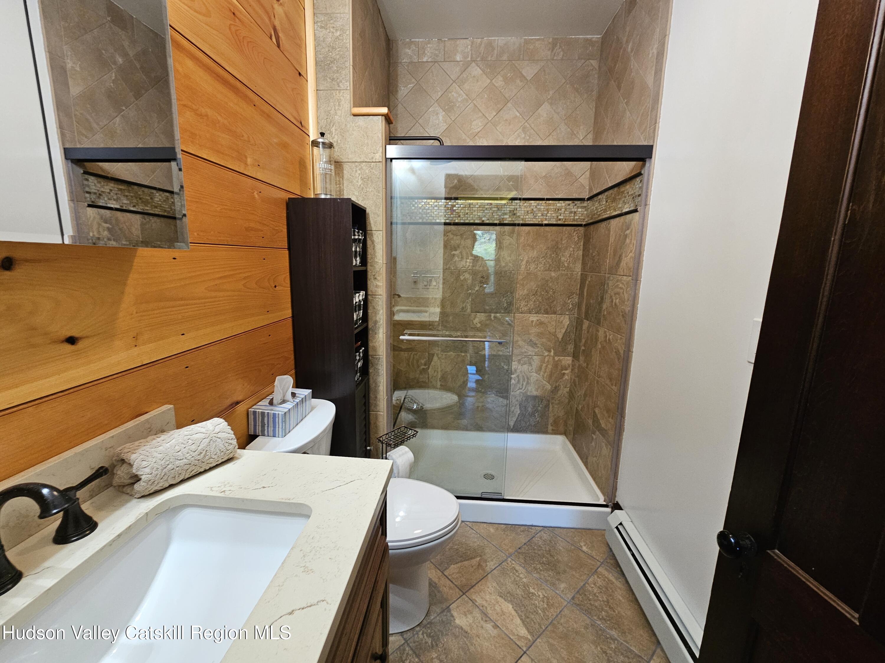 463 County Rt 46 Catskill, NY 12414 - Photo 22 of 44 a bathroom with a sink and a shower