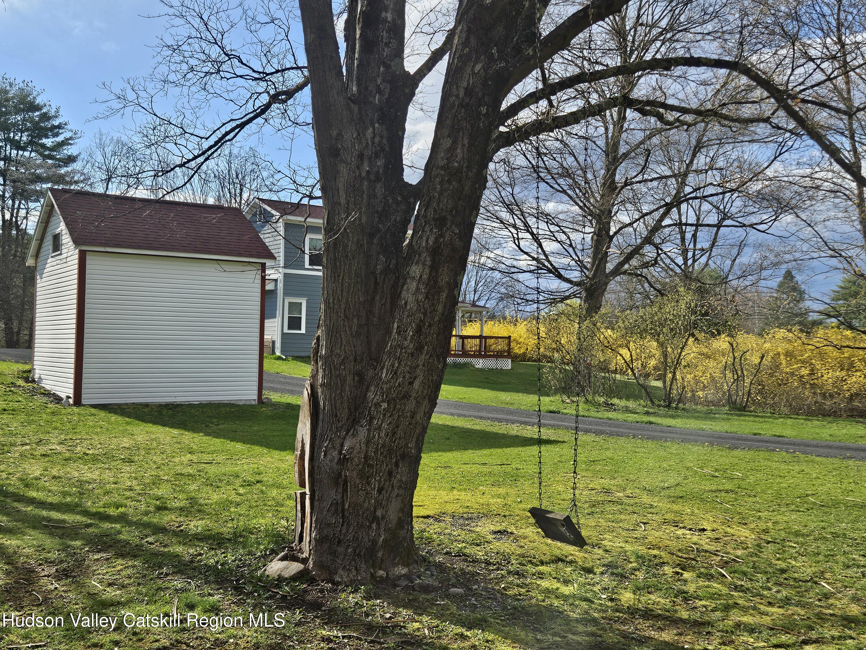463 County Rt 46 Catskill, NY 12414 - Photo 37 of 44 a view of a yard with a tree