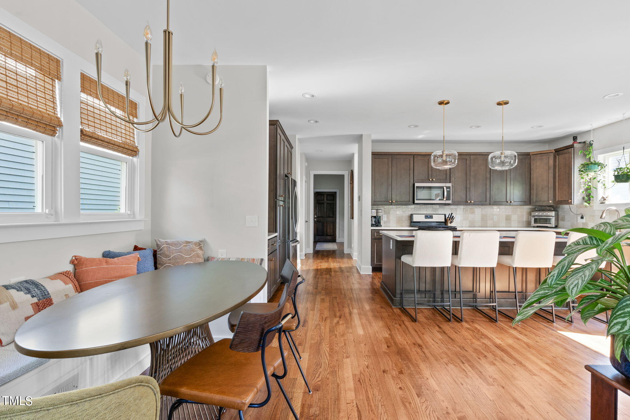 312 East Lee Street Raleigh, NC 27601 - Photo 24 of 48 a dining room with furniture and wooden floor