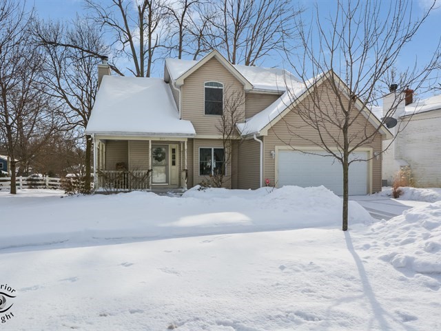 312 Main Street Oswego, IL 60543 - Photo 5 of 29 a front view of a house with a yard and large tree
