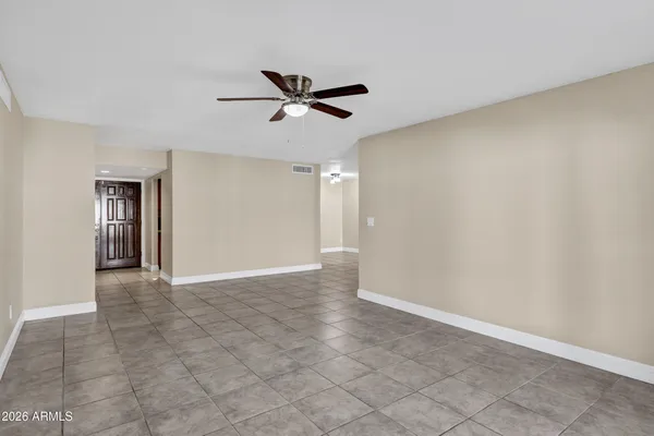 a view of empty room