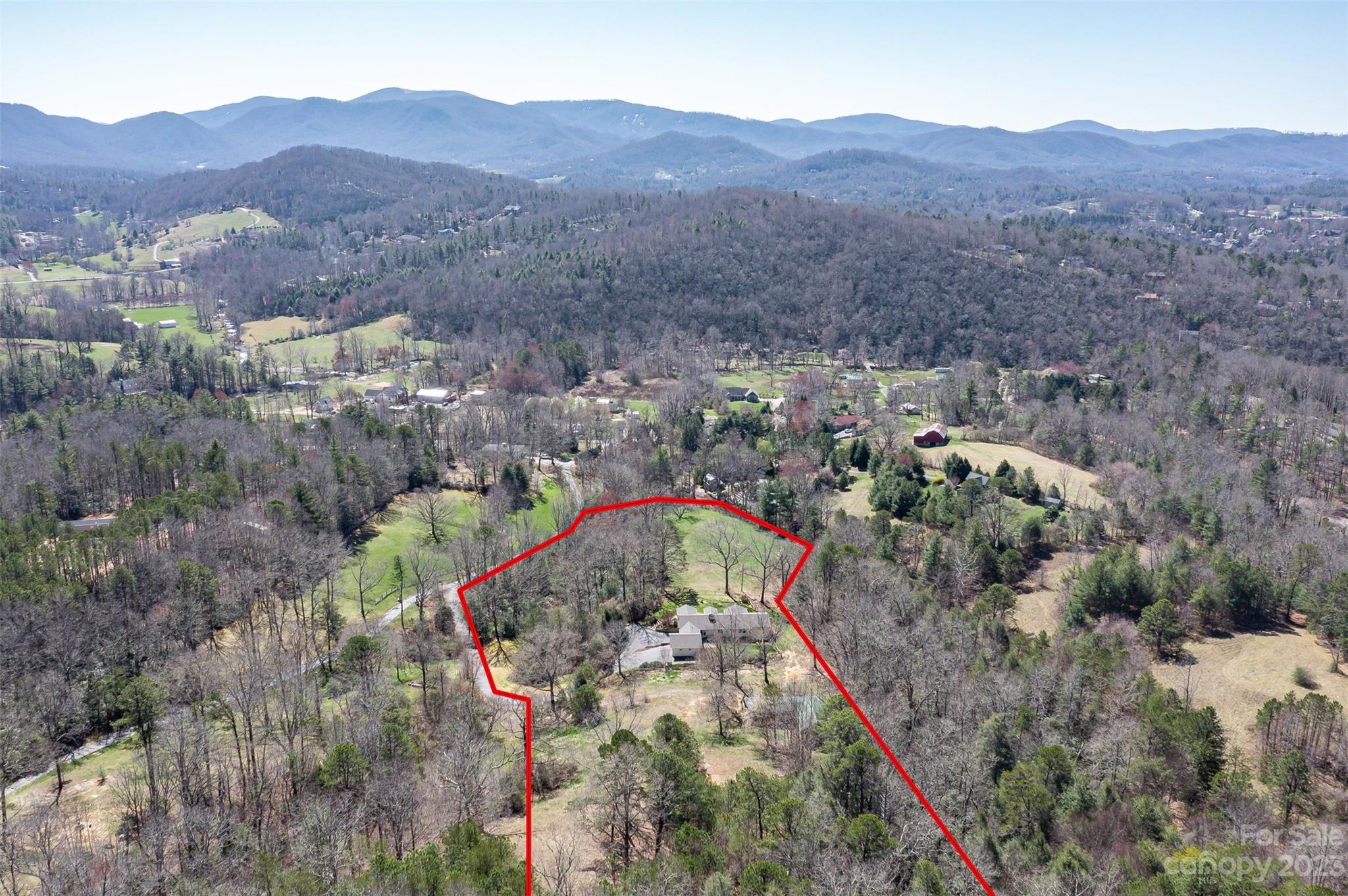 36 Wild Wind Trail Fairview, NC 28730 - Photo 30 of 33 an aerial view of a house