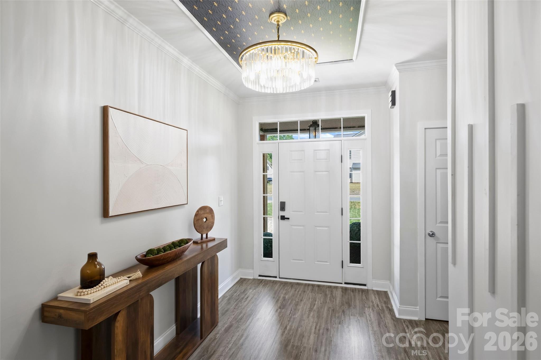 2500 Grayson Parkway Monroe, NC 28110 - Photo 5 of 41 a view of a hallway with wooden floor and staircase
