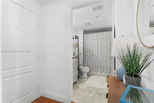 a view of a bathroom