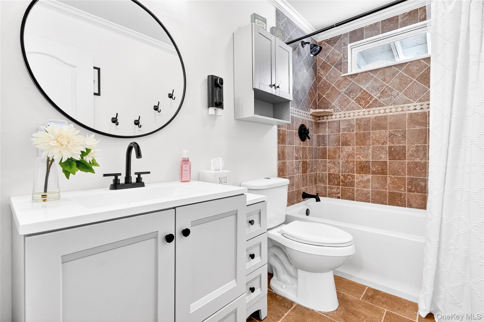 125 Cedar Flats Road Stony Point, NY 10980 - Photo 19 of 48 a bathroom with a sink a toilet and a mirror