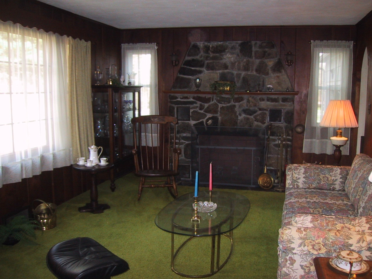 95 Salisbury Road Sheffield, MA 01257 - Photo 5 of 12 a living room with furniture and a fireplace