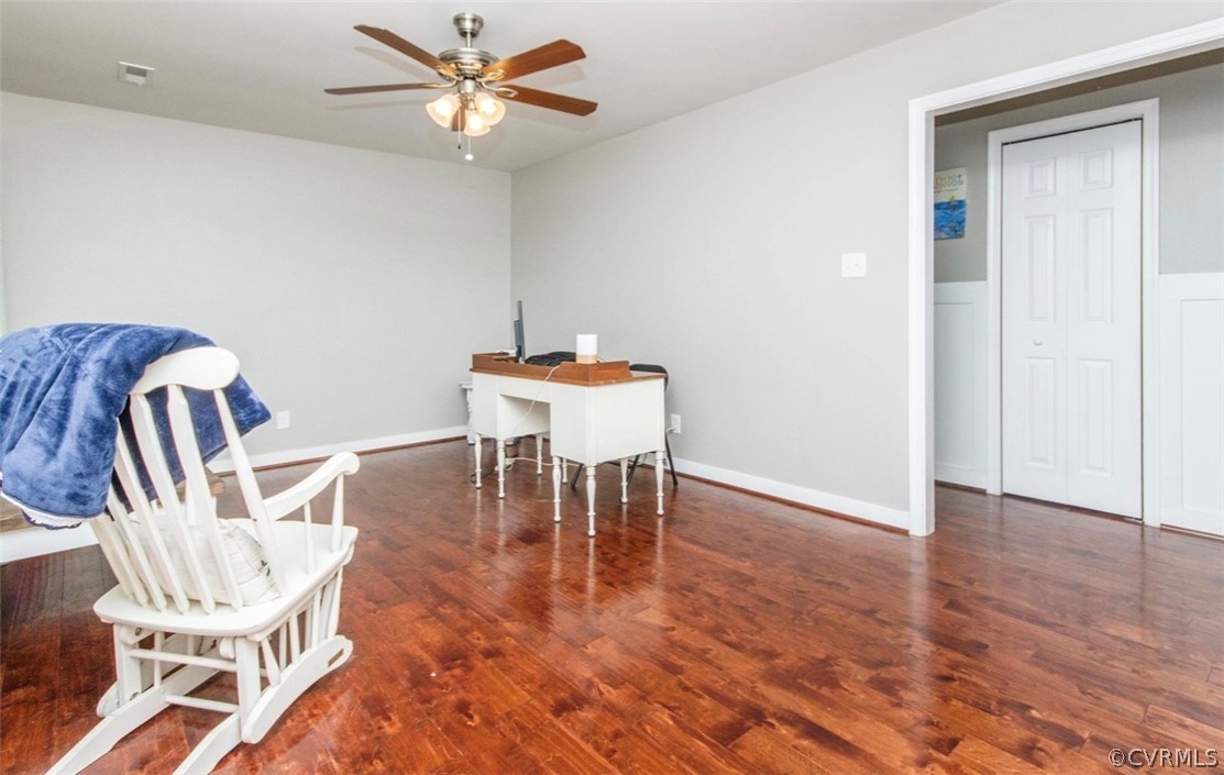 12906 Lewis Road Chesterfield, VA 23831 - Photo 9 of 22 a view of a dining room with furniture and wooden floor