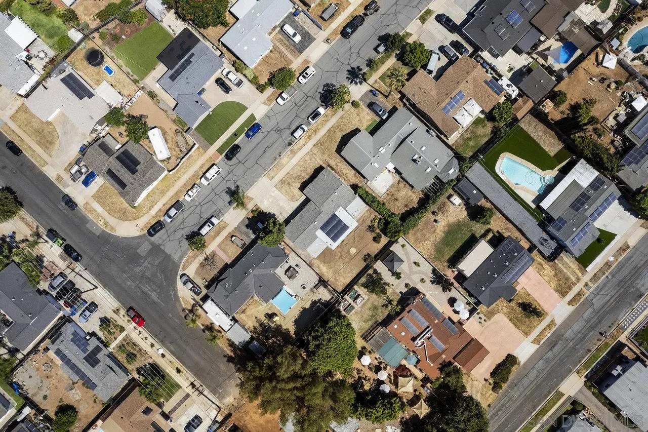 582 Macon Street El Cajon, CA 92019 - Photo 34 of 34 an aerial view of a house with a lot of residential buildings