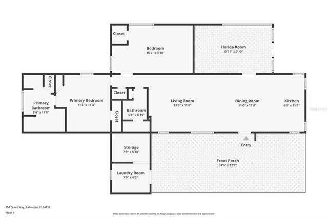 a picture of a open white building