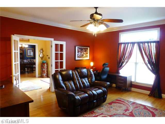 307 Georgetowne Drive Elon, NC 27244 - Photo 5 of 16 Living Room. Living room / office off foyer with french doors for privacy