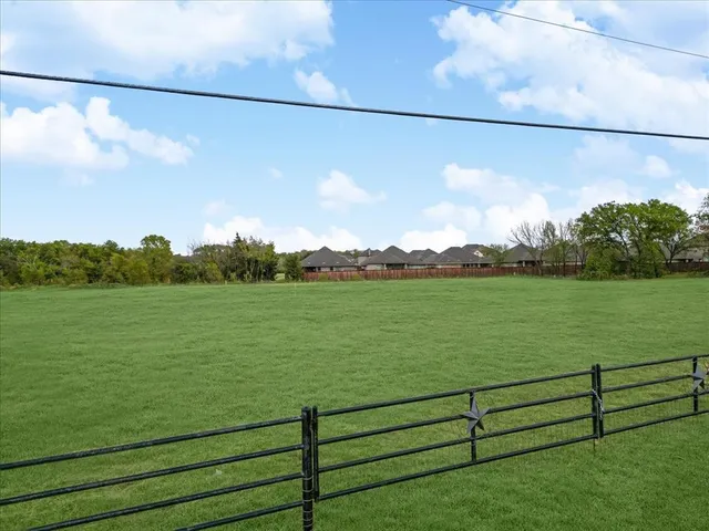 a view of a city from a balcony