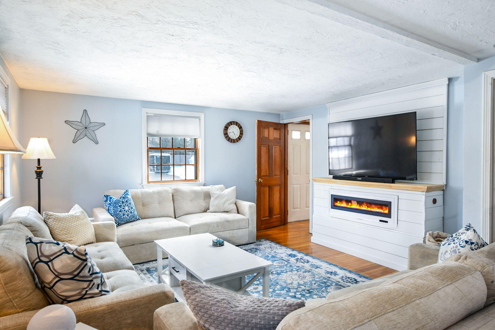 22 Winsome Road South Yarmouth, MA 02664 - Photo 13 of 30 a living room with furniture and a flat screen tv