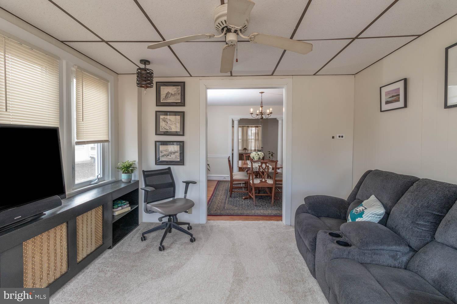 412 Oxford Road Havertown, PA 19083 - Photo 13 of 30 a living room with furniture and a flat screen tv