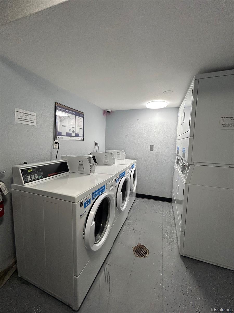 1306 South Parker Road, Unit 167 Denver, CO 80231 - Photo 16 of 26 a utility room with dryer and washer
