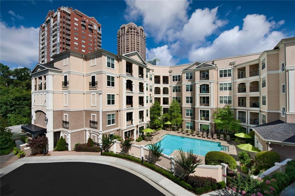 3443 Kingsboro Road Northeast, Unit 1202 Atlanta, GA 30326 - Photo 16 of 17 a front view of a building