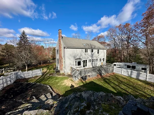 a view of street and trees