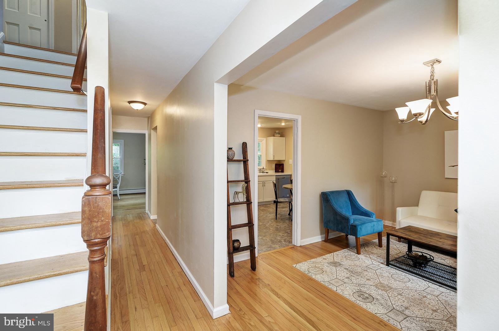 14 Cleveland Road West Princeton, NJ 08540 - Photo 19 of 40 Stairs to 2nd level and view of sitting area