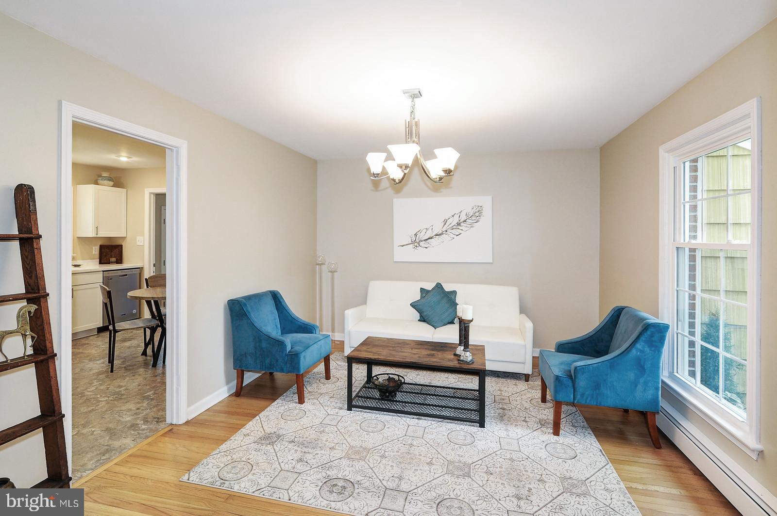 14 Cleveland Road West Princeton, NJ 08540 - Photo 4 of 40 Formal sitting area with views of the kitchen