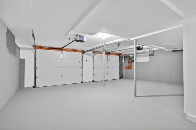 a view of a room with an entryway