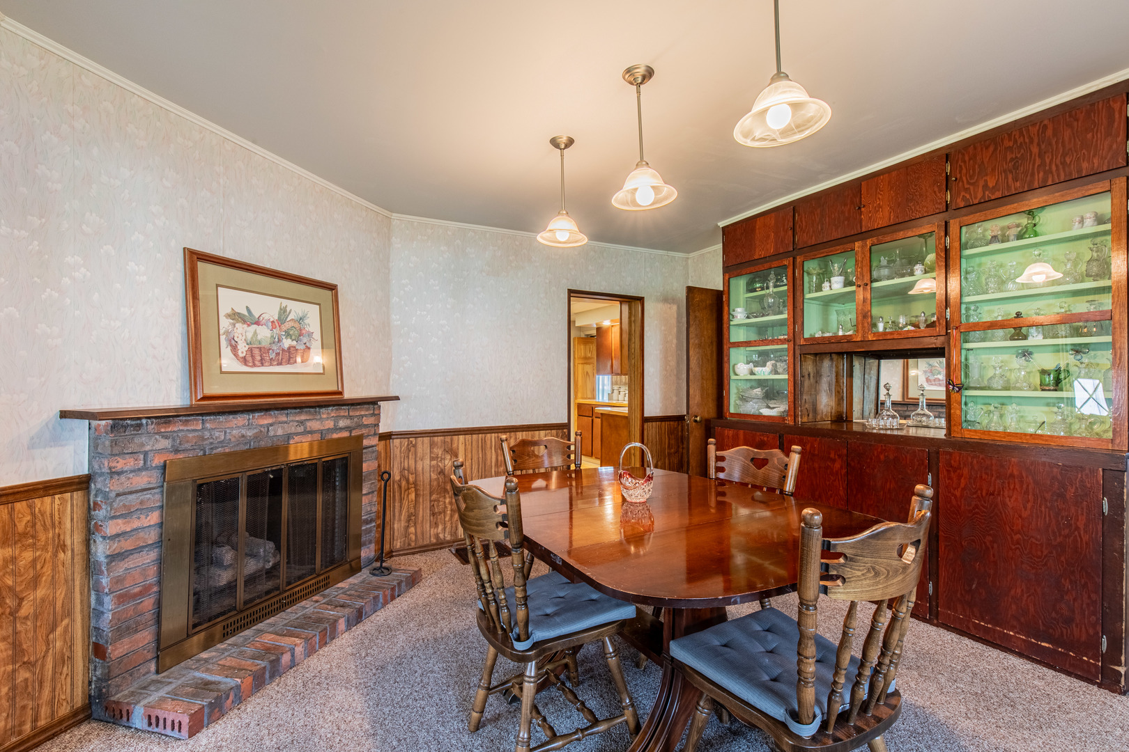 421 South Reed Street Sheffield, IL 61361 - Photo 10 of 28 a view of a dining room with furniture window and wooden floor