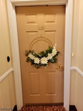 a close view of door lock