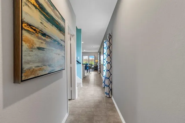 a view of an front door