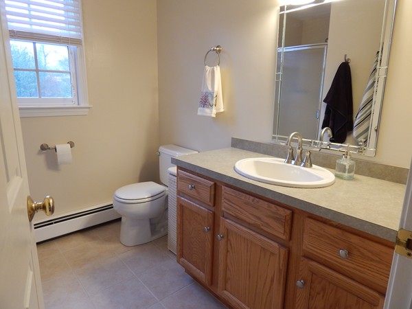 12 Azel Road Freetown, MA 02717 - Photo 18 of 30 a bathroom with a sink a toilet and mirror