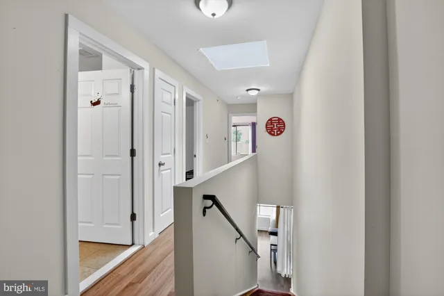 a view of an entryway with staircase