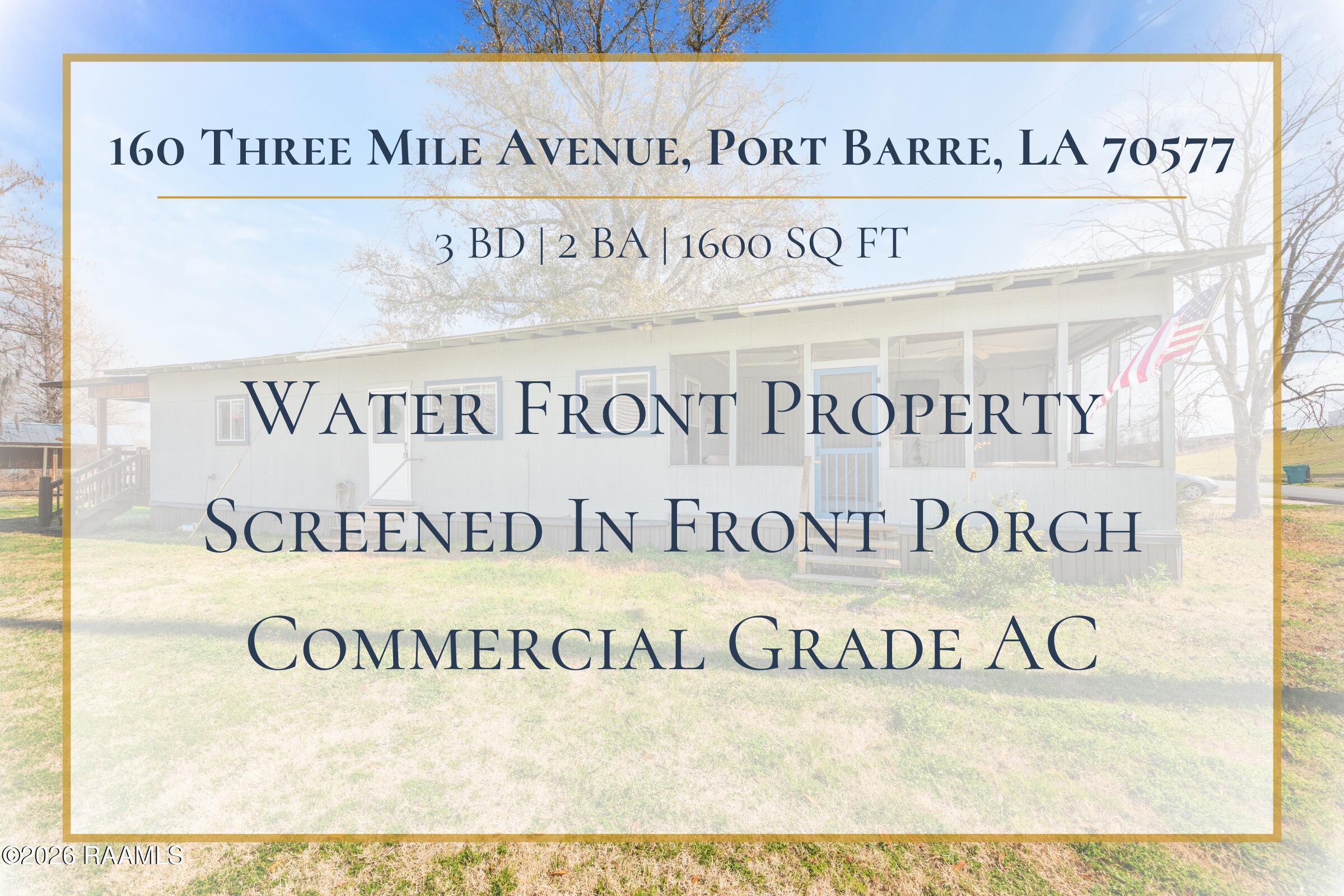 160 Three Mile Port Port Barre, LA 70577 - Photo 2 of 26 Template - MLS Photos