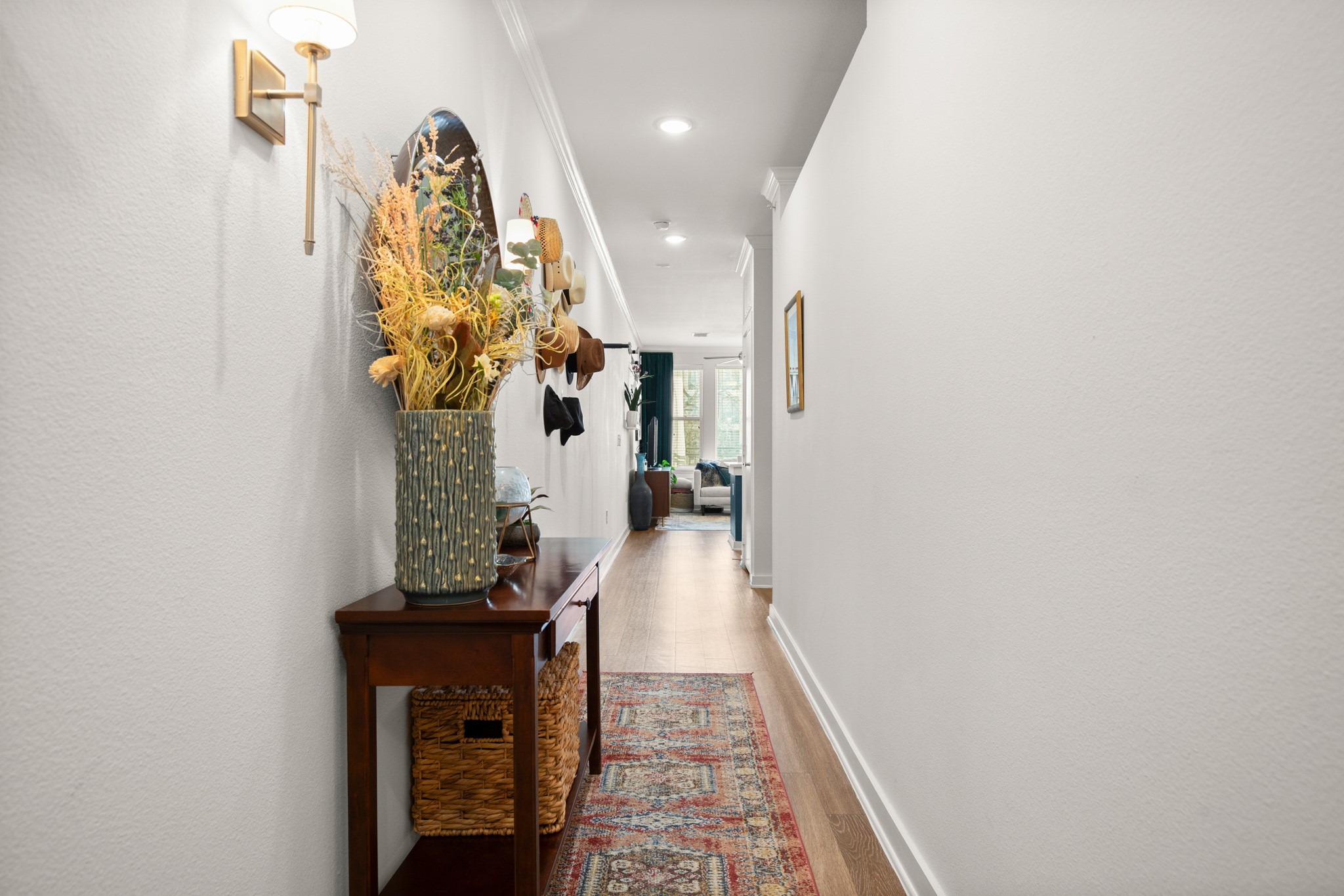 1900 Barton Springs Road, Unit 3038 Austin, TX 78704 - Photo 8 of 38 Laminate style wood look floors and crisp white paint