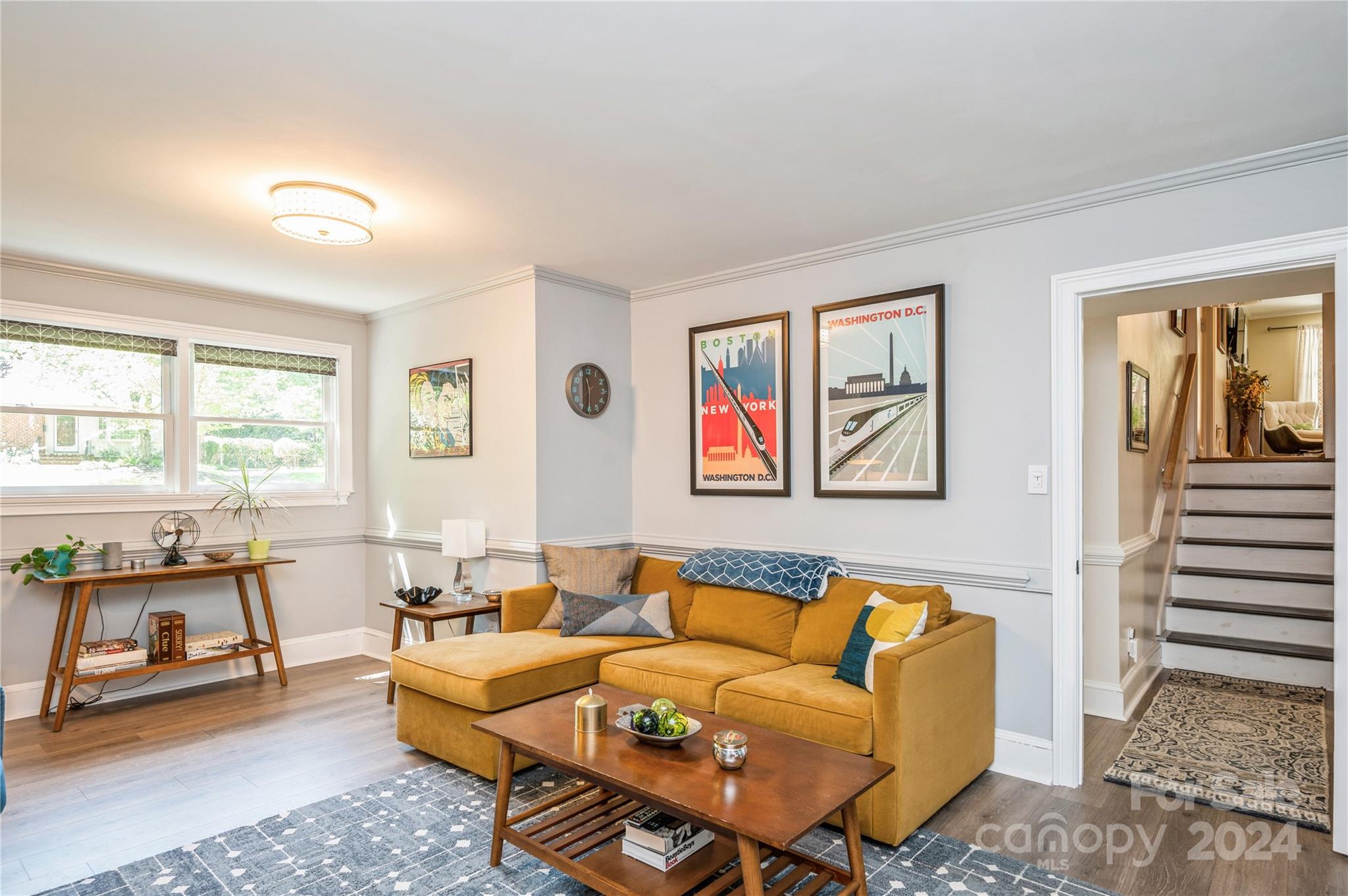 4027 Rutherford Drive Charlotte, NC 28210 - Photo 24 of 48 a living room with furniture and a window
