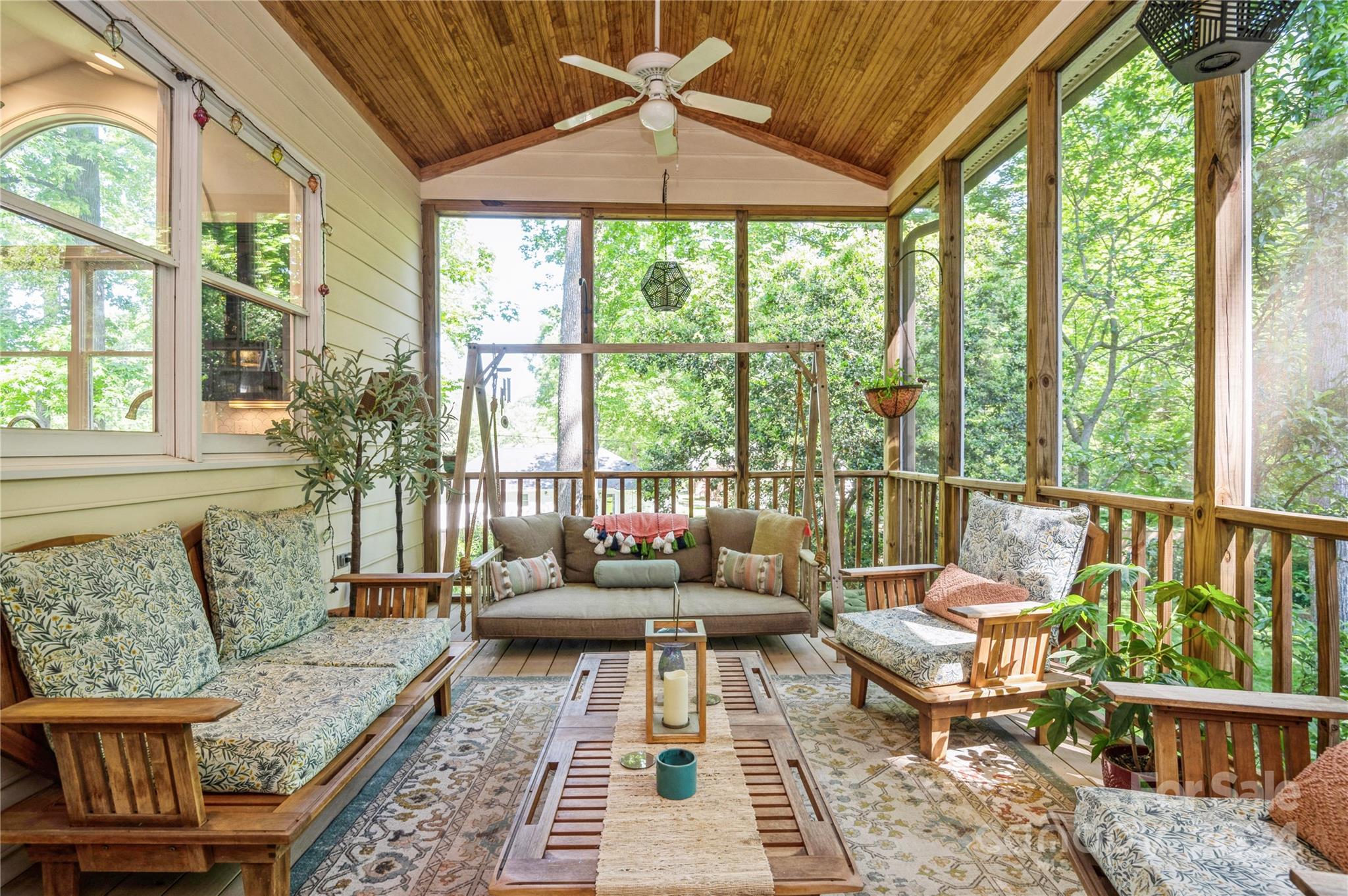 4027 Rutherford Drive Charlotte, NC 28210 - Photo 37 of 48 a living room with furniture and a large window