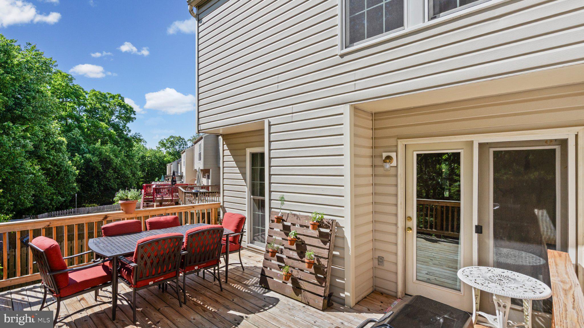 3160 Hidden Ridge Terrace Abingdon, MD 21009 - Photo 29 of 41 Sunny deck with lush green views.