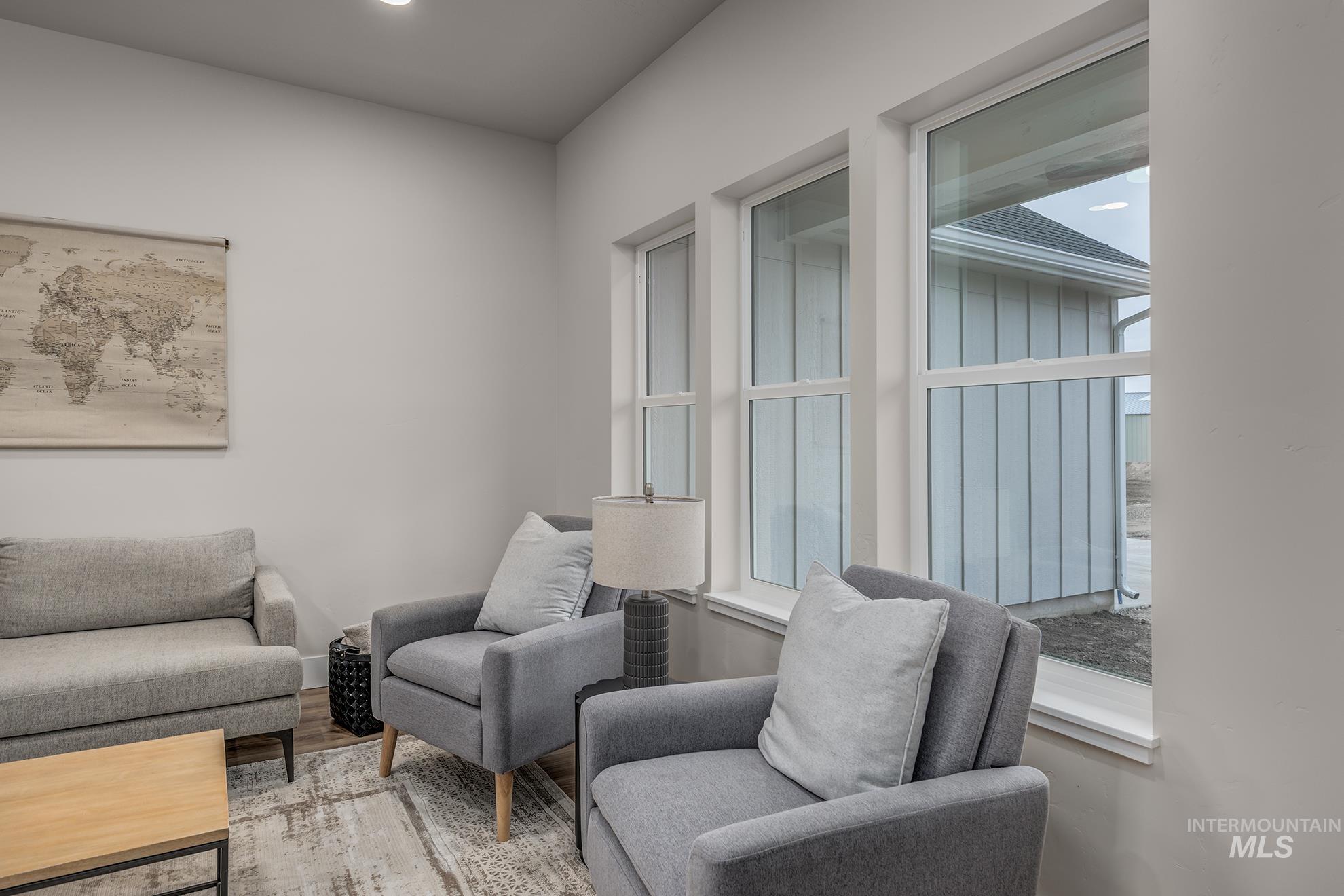 1367 Hansen Road Weiser, ID 83672 - Photo 4 of 36 Sitting room with light wood-type flooring and recessed lighting