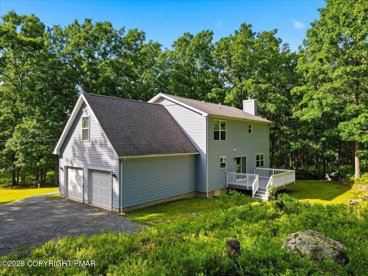 1212 North Whittaker Road Bushkill, PA 18324 - Photo 33 of 40 Back/ Side View