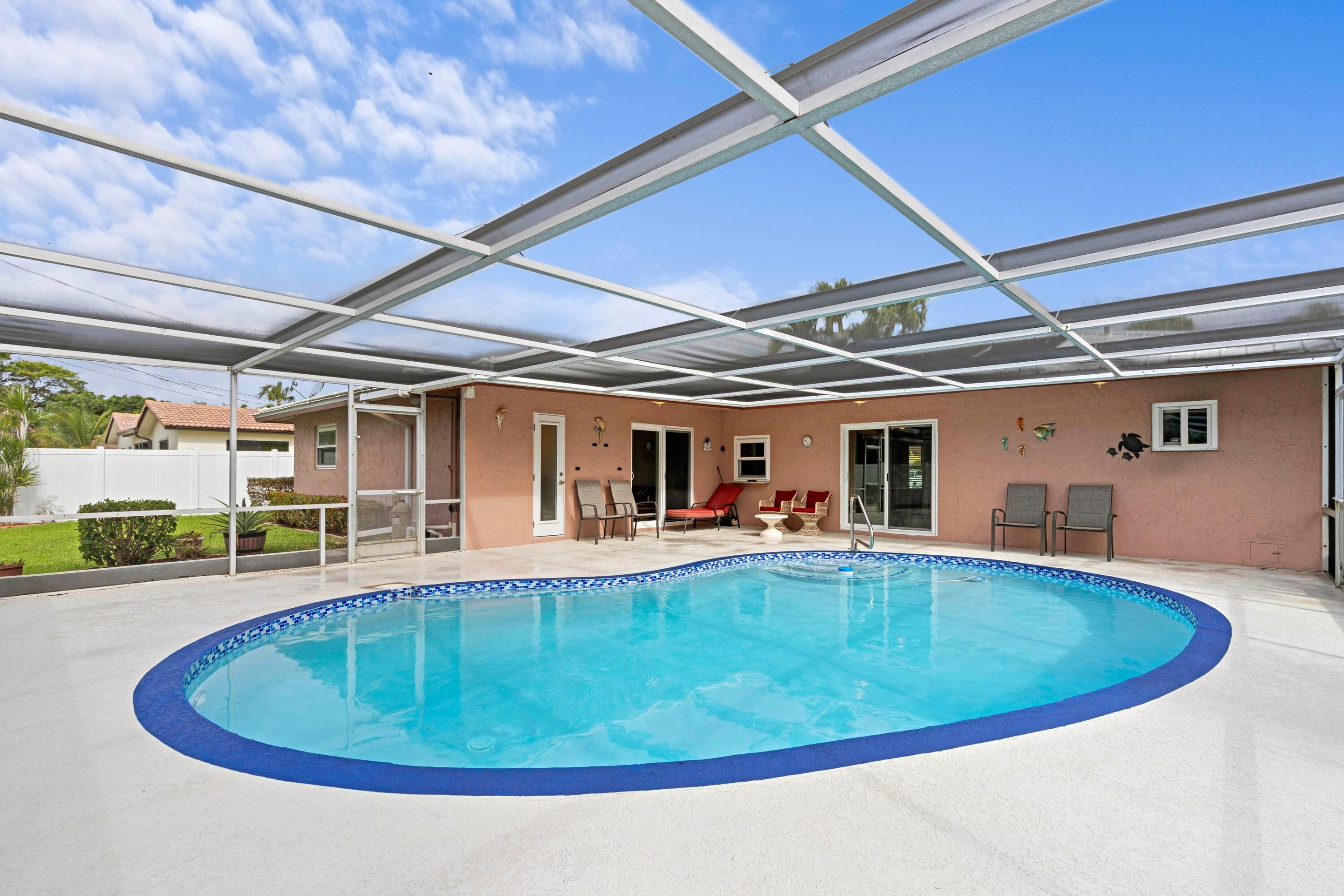 1640 Northwest 10th Street Boca Raton, FL 33486 - Photo 17 of 40 a view of a swimming pool with a patio