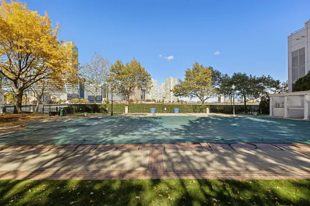 a view of road with trees