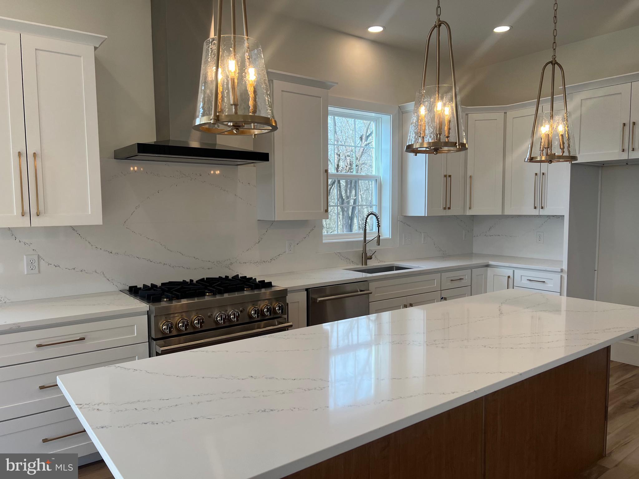 179 Ellicott Road Avondale, PA 19311 - Photo 43 of 65 a kitchen with stainless steel appliances granite countertop a sink a stove and a granite counter tops