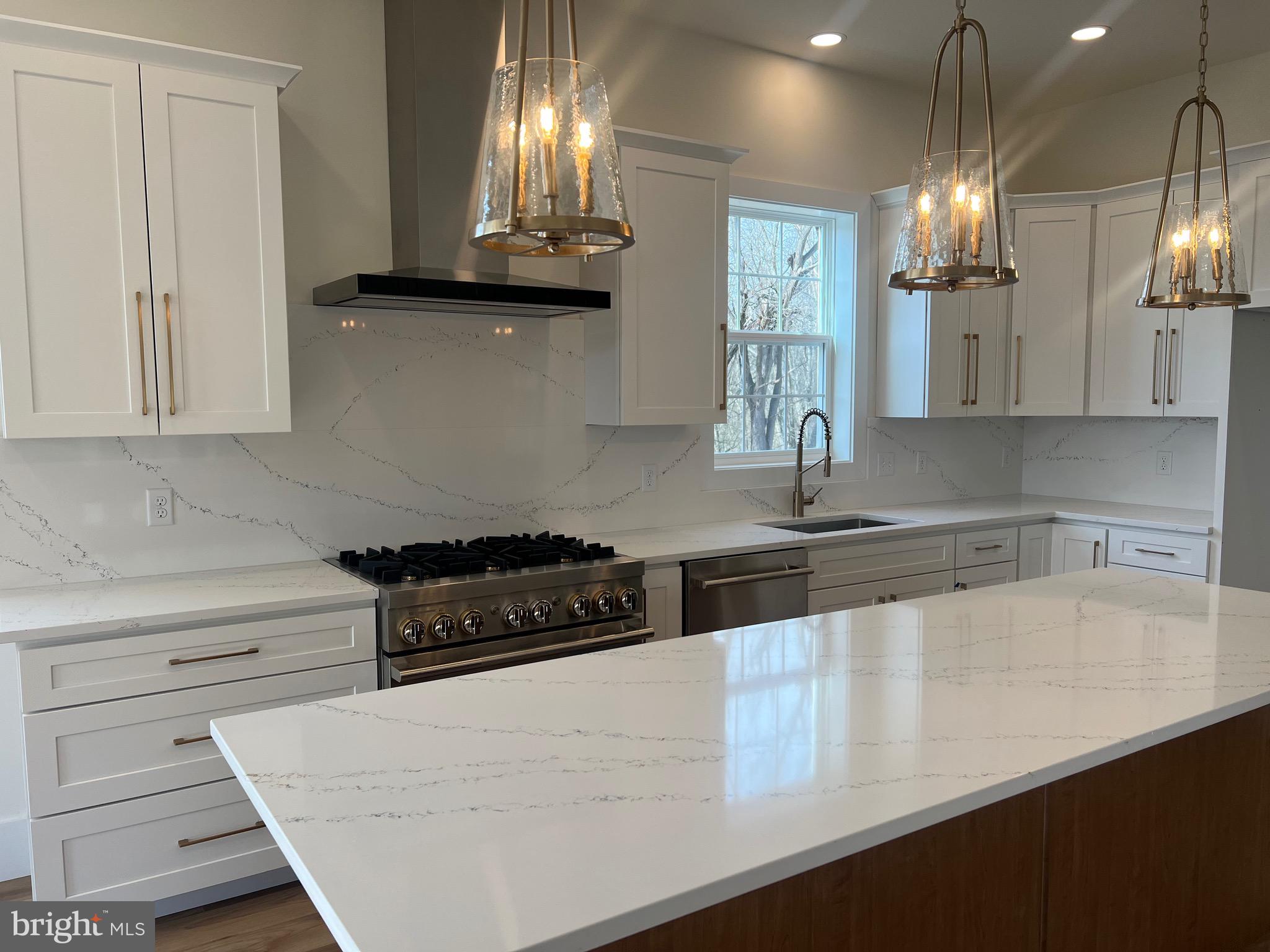 179 Ellicott Road Avondale, PA 19311 - Photo 44 of 65 a kitchen with stainless steel appliances granite countertop a sink a stove and a granite counter tops