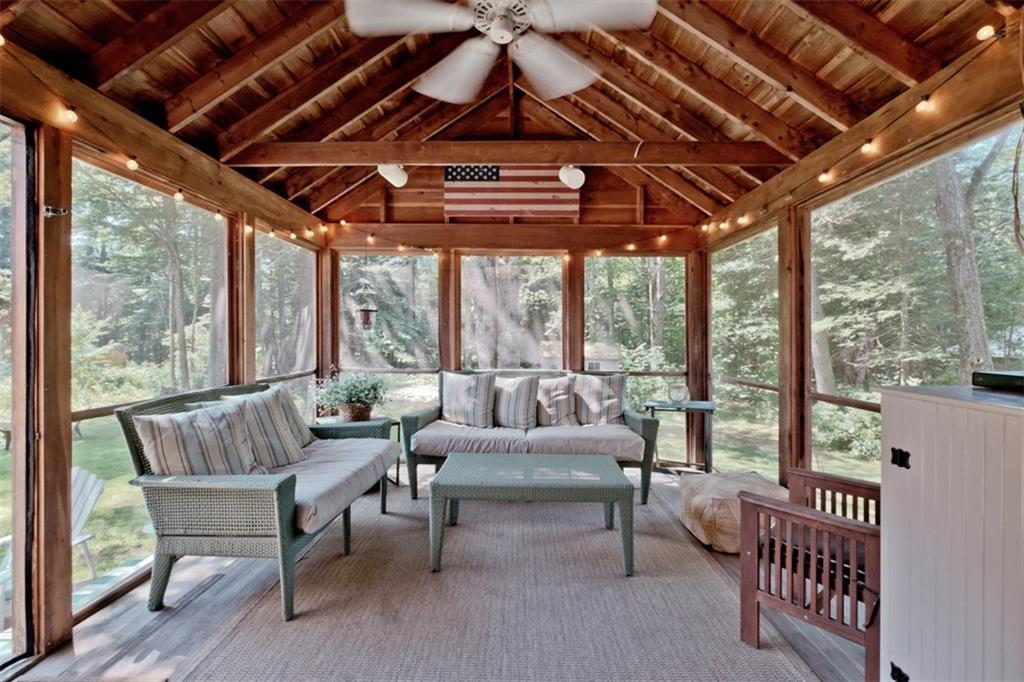 298 Greely Road Cumberland Center, ME 04021 - Photo 6 of 35 Screened porch built in 1990 turns...