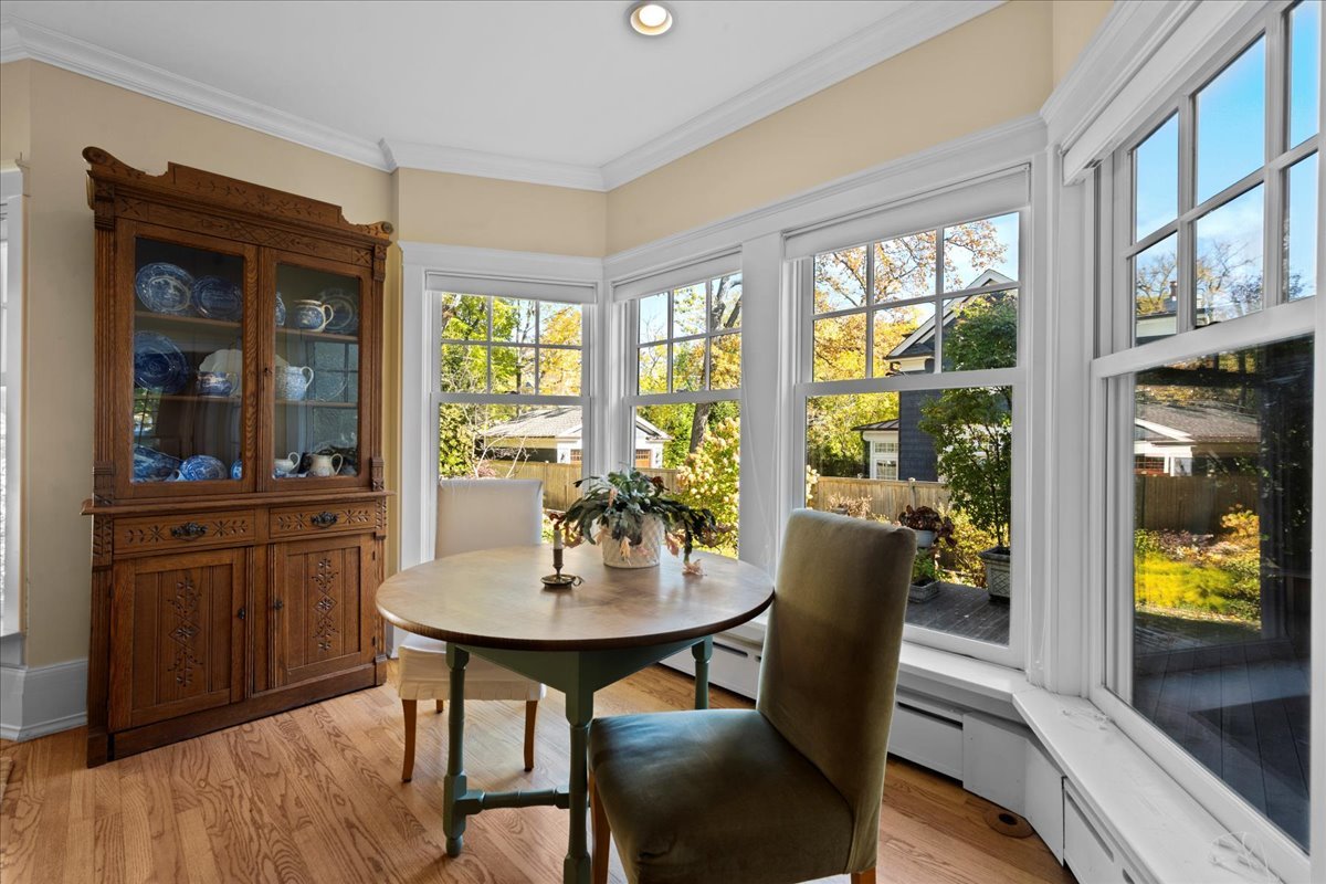 611 Ash Street Winnetka, IL 60093 - Photo 11 of 43 a view of a dining room with furniture window and outside view
