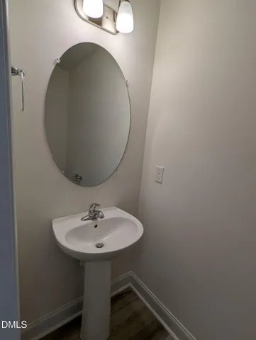 a view of a room with an empty space