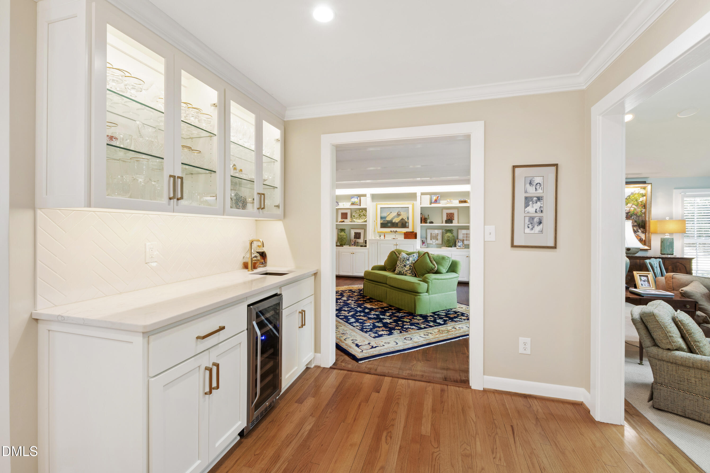 1304 Diehl Street Raleigh, NC 27608 - Photo 18 of 60 a kitchen with stainless steel appliances granite countertop a stove a sink and a refrigerator