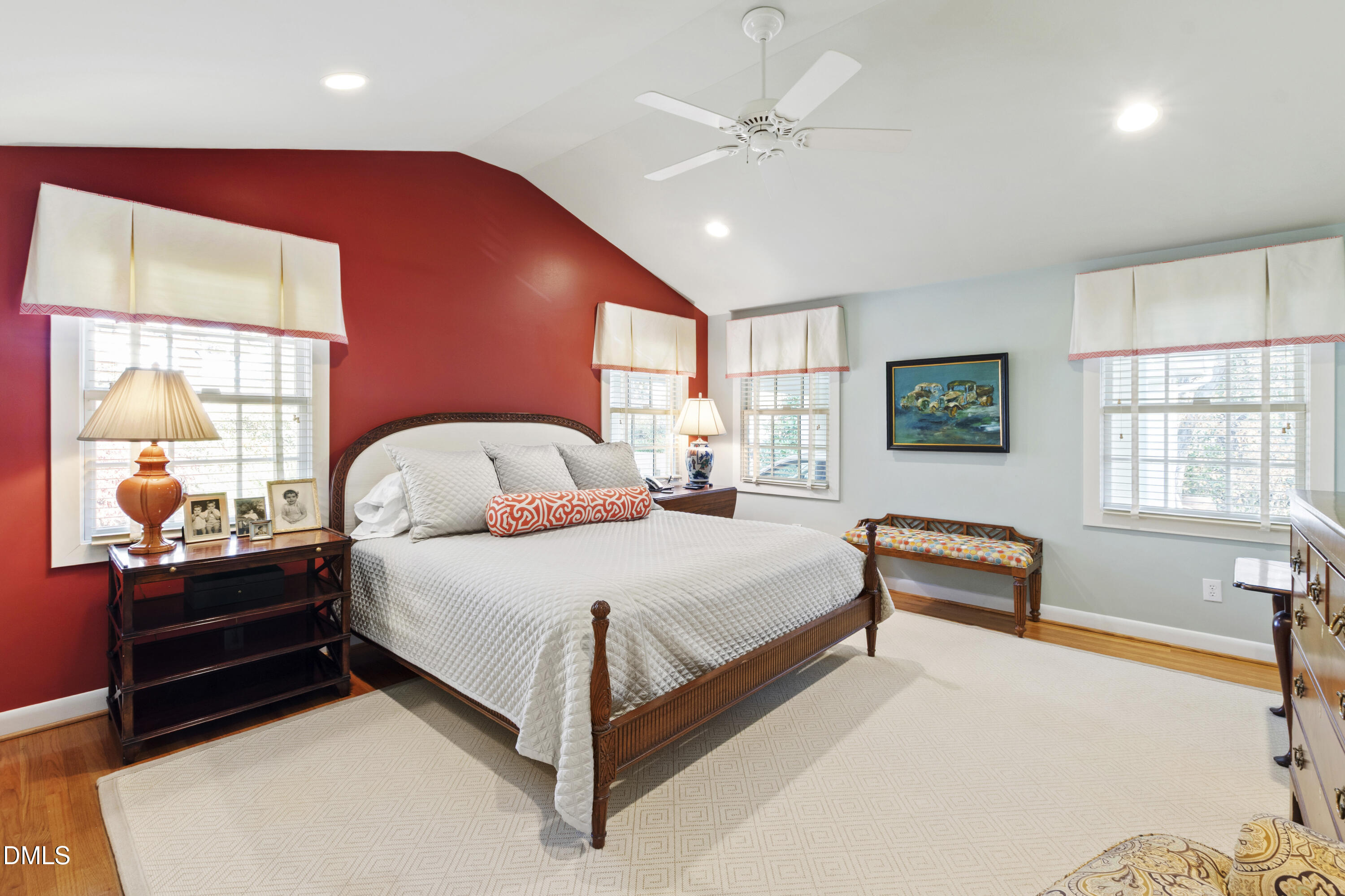 1304 Diehl Street Raleigh, NC 27608 - Photo 29 of 60 a bed room with a bed and a window