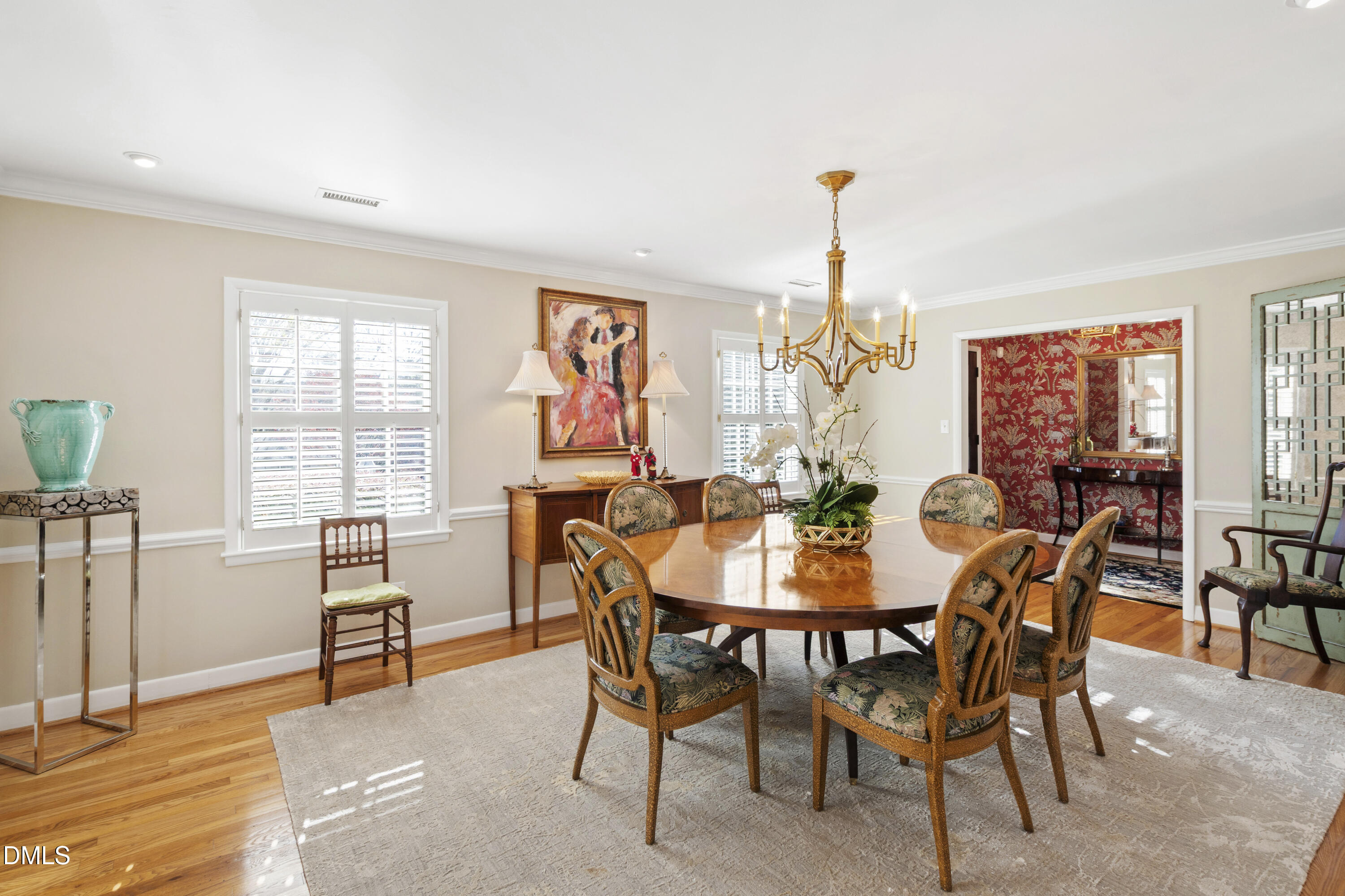 1304 Diehl Street Raleigh, NC 27608 - Photo 7 of 60 a view of a dining room with furniture window and outside view
