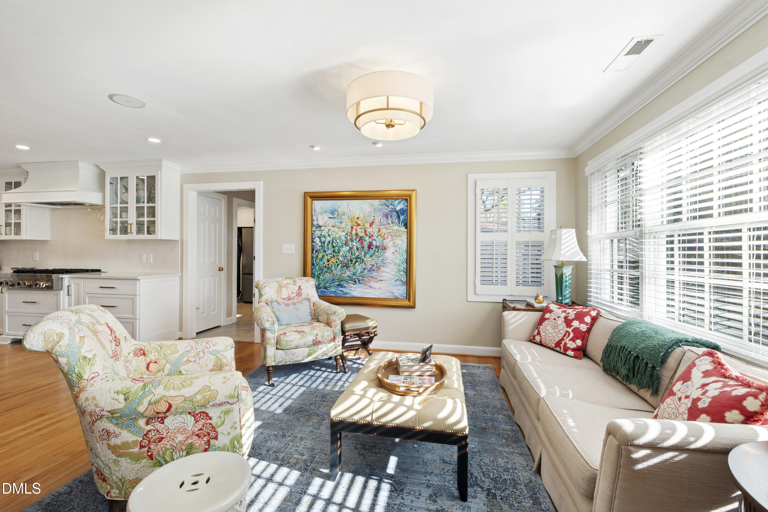 1304 Diehl Street Raleigh, NC 27608 - Photo 9 of 60 a living room with furniture and a large window