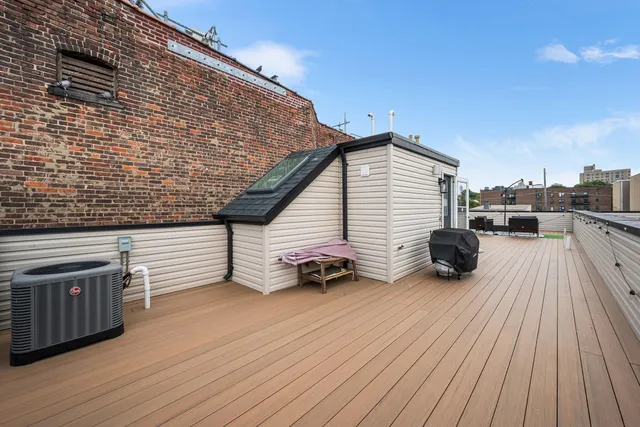 a view of terrace with seating space
