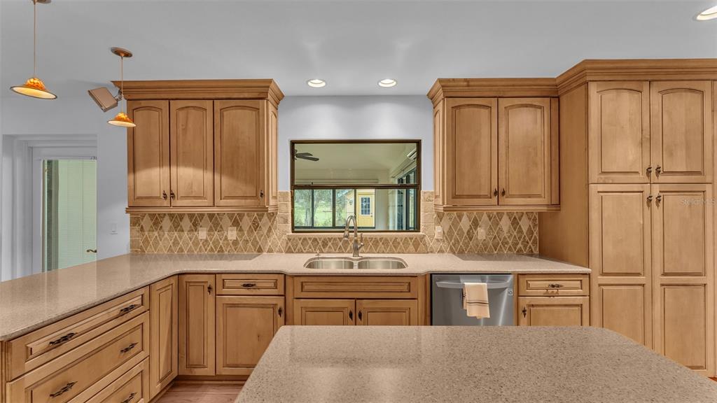 9240 Moore Road Lakeland, FL 33809 - Photo 16 of 61 a kitchen with stainless steel appliances granite countertop a sink and cabinets